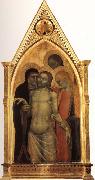 GIOVANNI DA MILANO Pieta of Christ and His Mourners oil on canvas